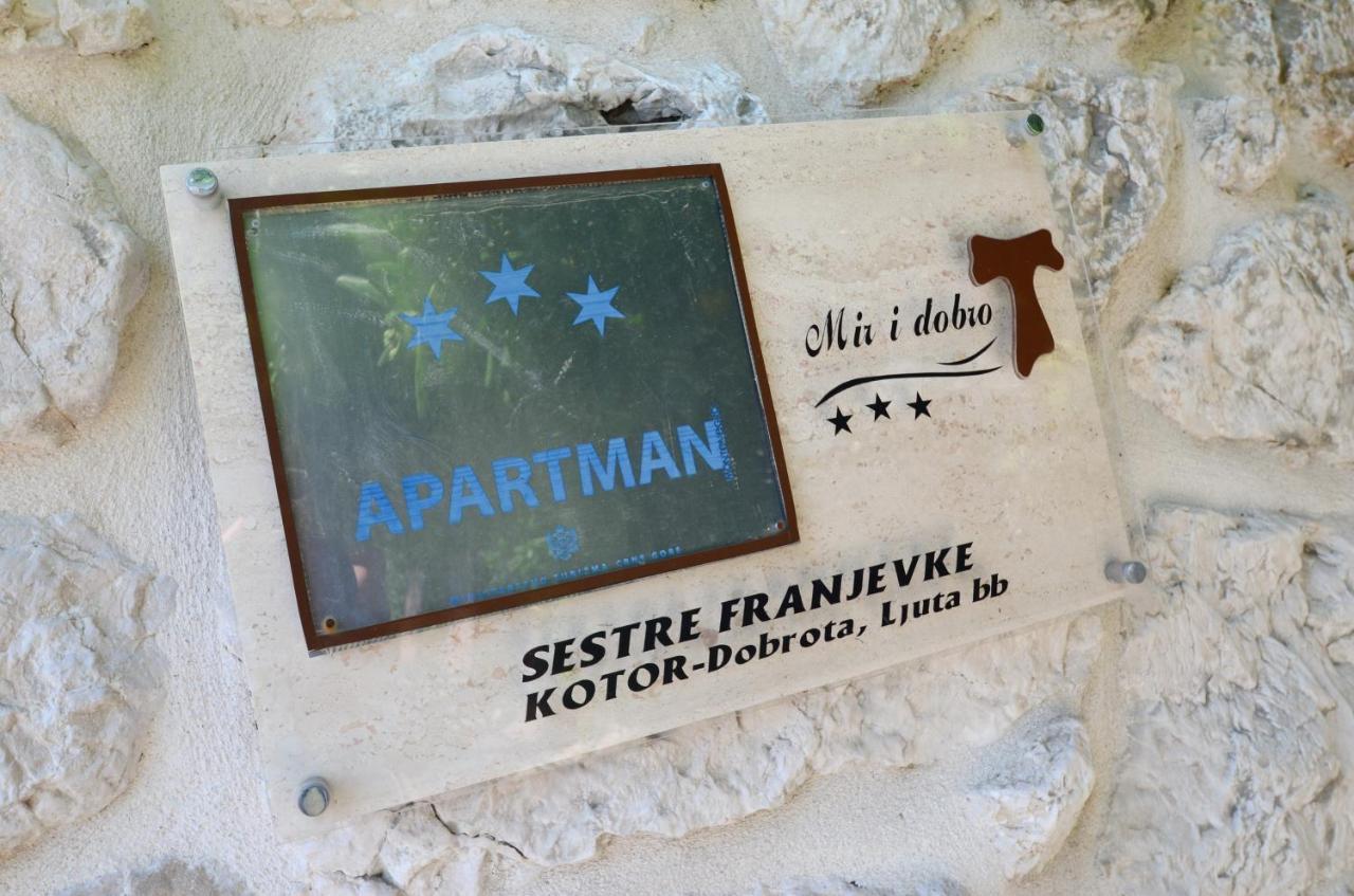 Appartamento Tau Mir I Dobro Cattaro Esterno foto